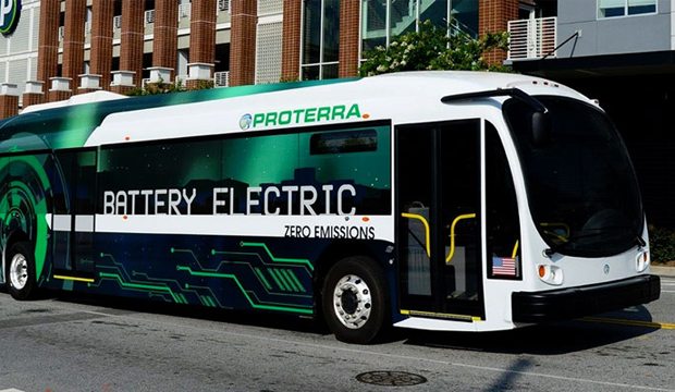 Electric Buses Travel 300 Miles on One Charge