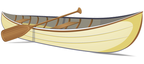 Paper Laminane Composites Canoe Illustration