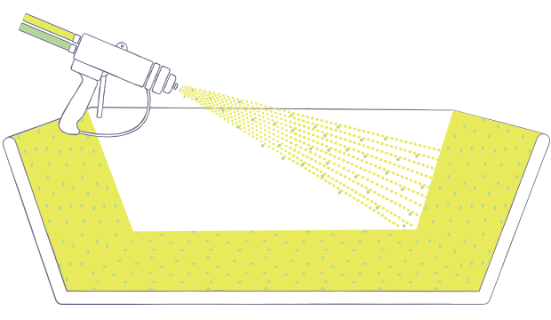 Spray-up Open Molding Diagram