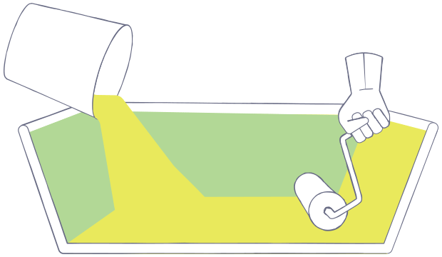 Wet Hand Lay-up Molding Diagram