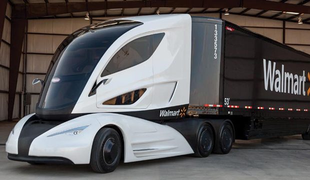 Walmart’s Futuristic Truck Designed for Fuel Efficiency 